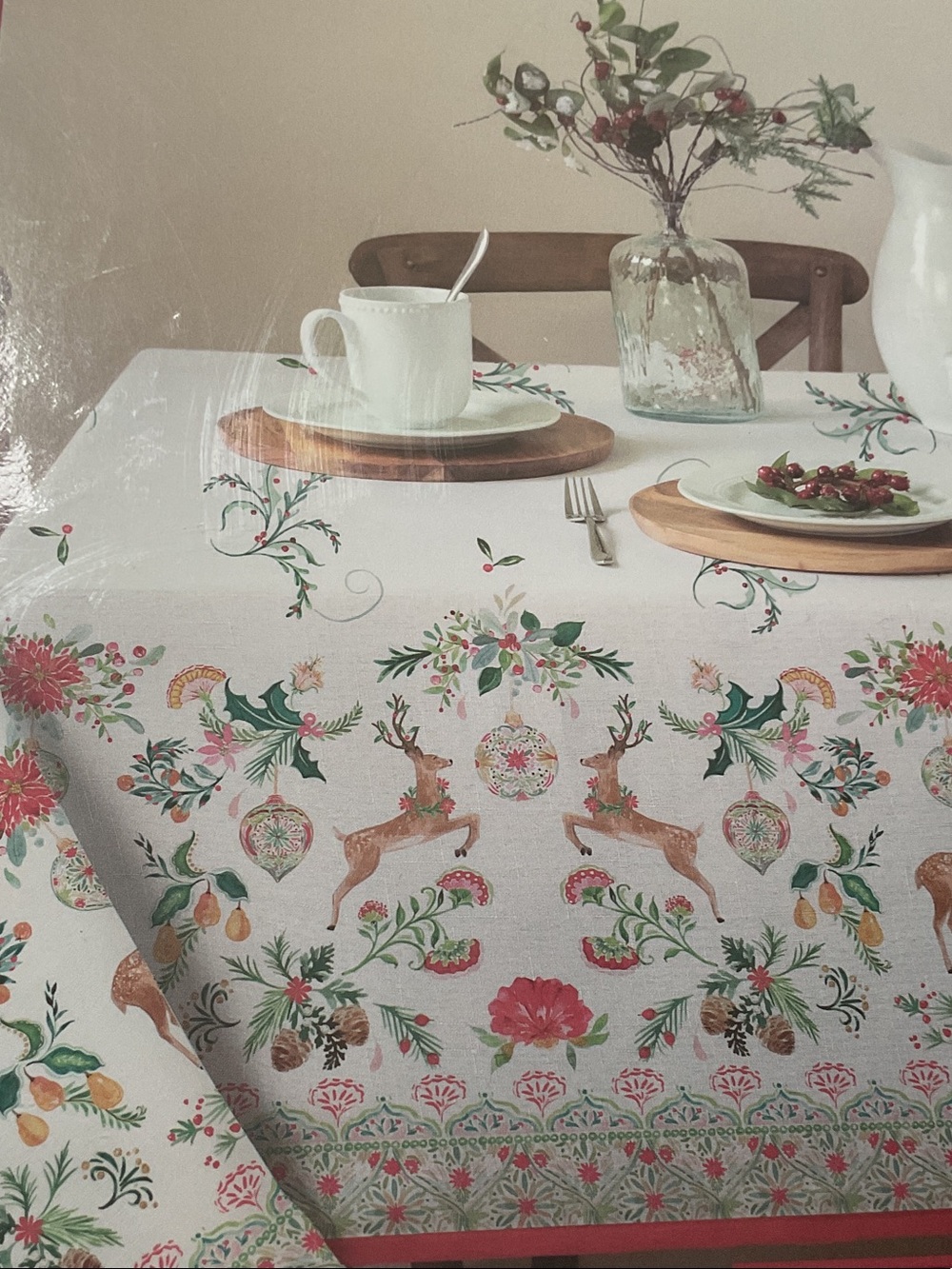 🎄 Tablecloth Decorated Forest. Christmas. New!